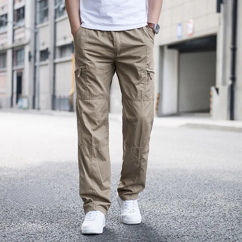 Enzo™ | Pantalon Cargo Moderne en Coton