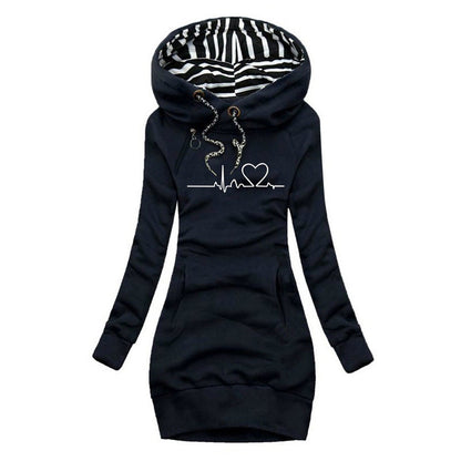 Émilienne™ | Robe Sweat Confort Élégant