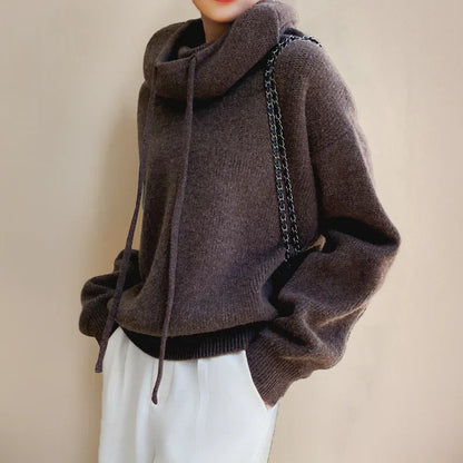 Clarisse™ | Hoodie Maille Élégance Douce