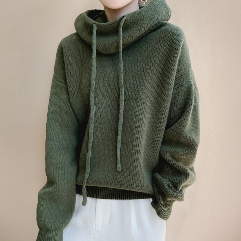 Clarisse™ | Hoodie Maille Élégance Douce