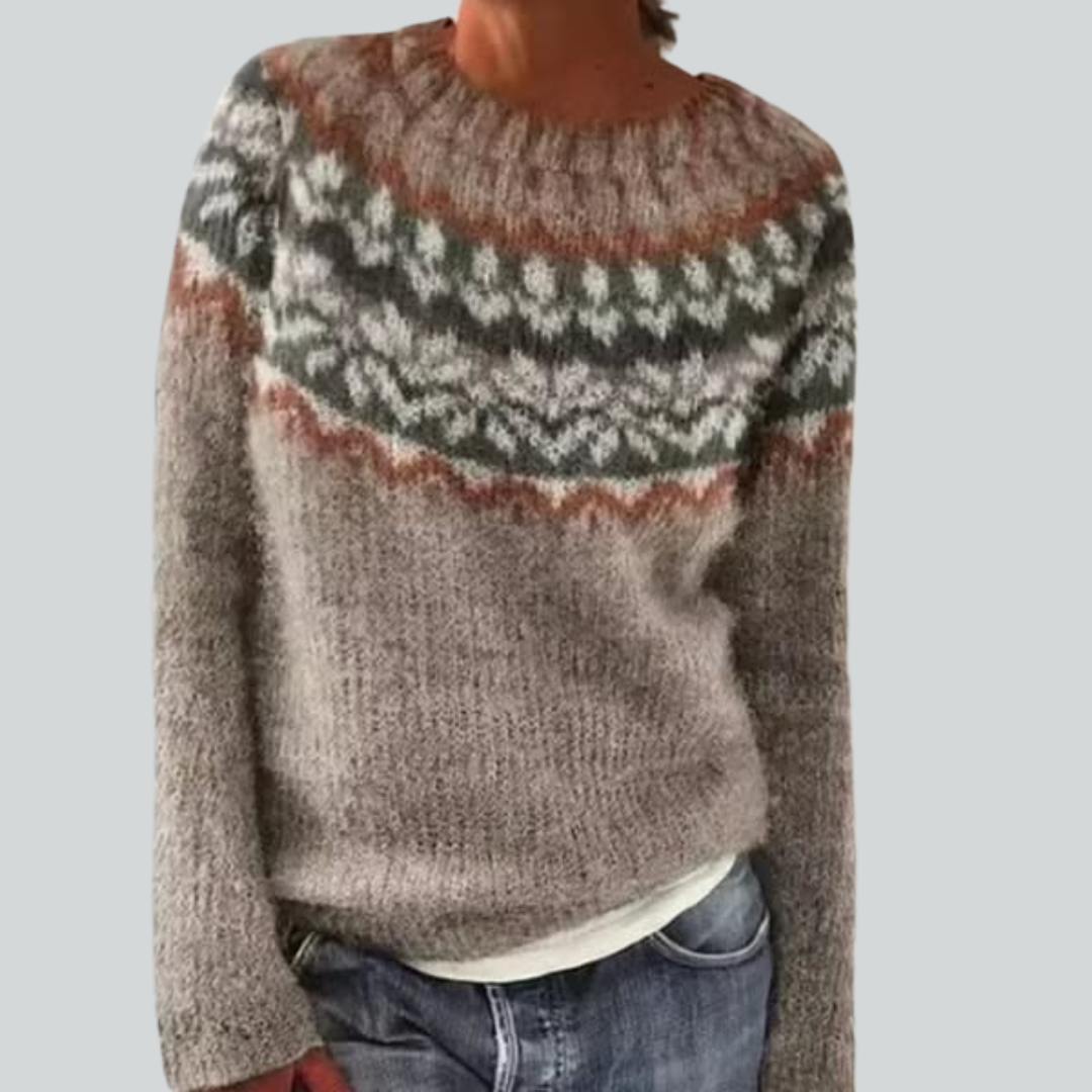 Édith™ | Pull Maille Charme Rétro