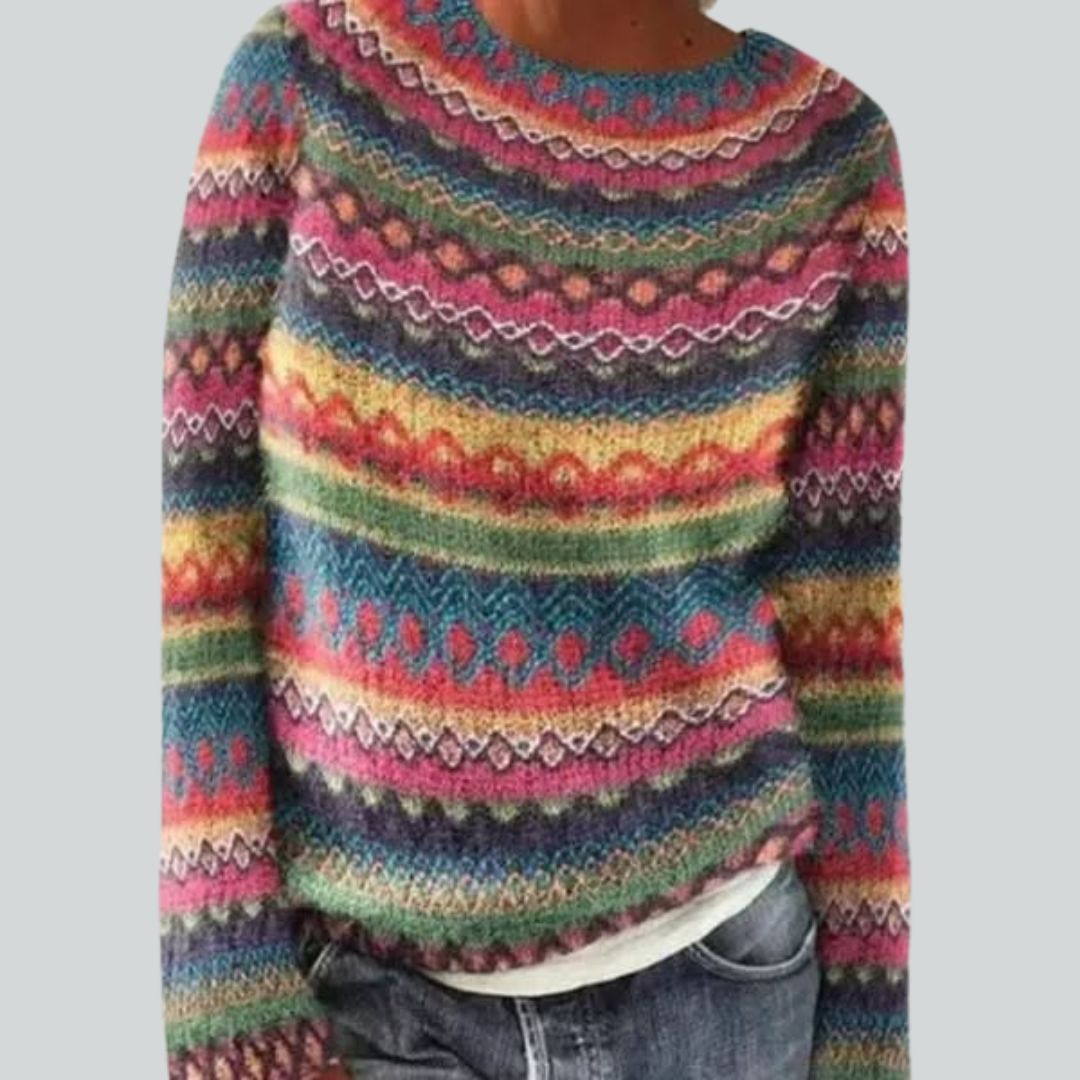 Édith™ | Pull Maille Charme Rétro