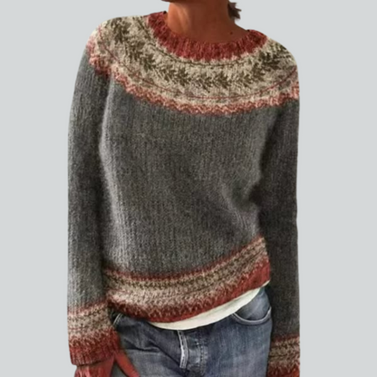 Édith™ | Pull Maille Charme Rétro