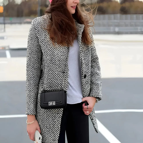 Camille™ | Manteau Long Laine Élégance Pure