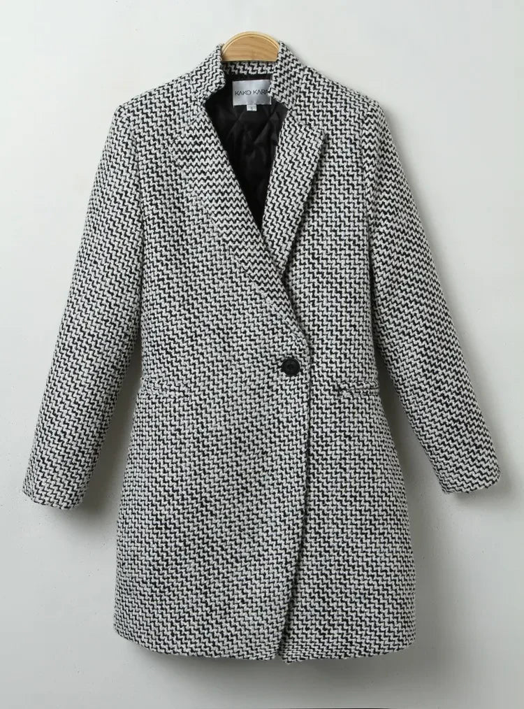 Camille™ | Manteau Long Laine Élégance Pure