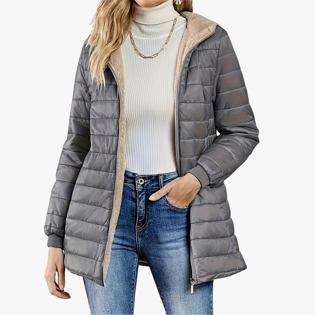 Éloria™ | Manteau d’Hiver Élégance Intemporelle