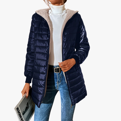 Éloria™ | Manteau d’Hiver Élégance Intemporelle