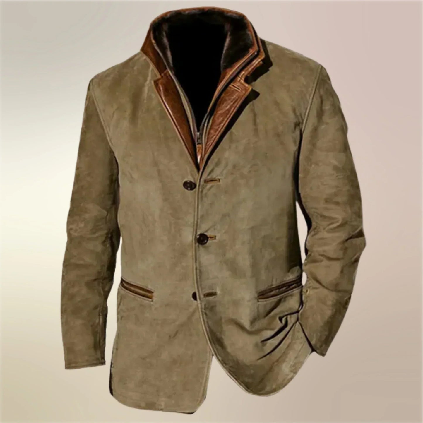 Jack™ | Veste Élégance Suédée