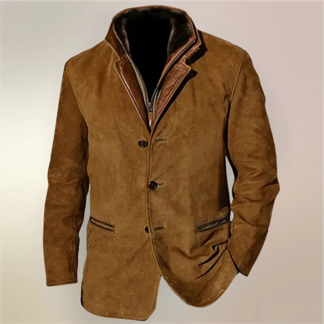 Jack™ | Veste Élégance Suédée